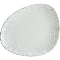 Тарелка d=190 мм. серый Ирис, форма Ваго /1/12/