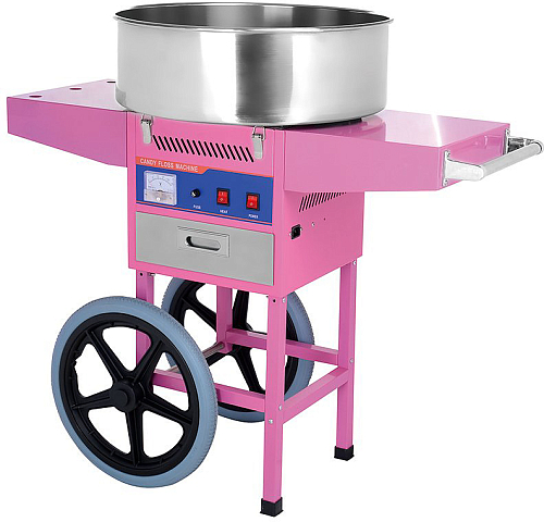 Аппарат для сахарной ваты Rosso HEC-03C с тележкой