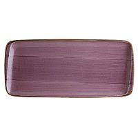 Блюдо прямоугольное 340*160 мм. Блэкберри, форма Мув /1/12/
