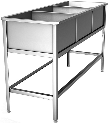 Ванна моечная Hessen (Мартэл) ВМ 3/5 нерж.