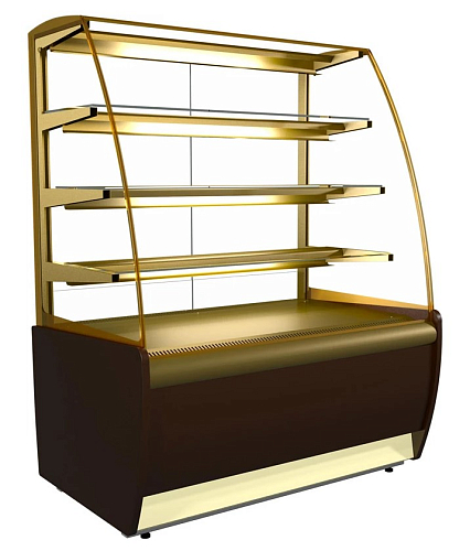 Витрина кондитерская Полюс Carboma LIGHT K70 VM 1,3-1 (ВХСв - 1,3д)