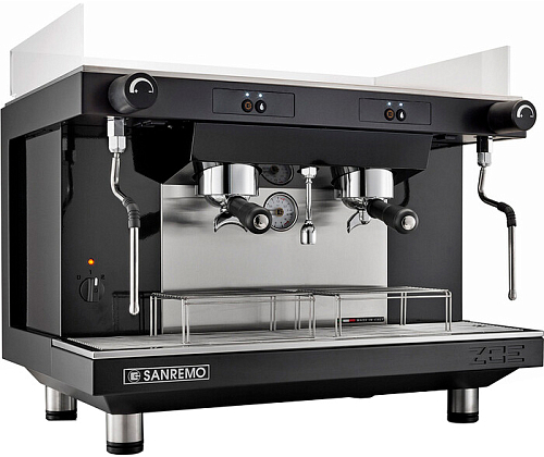 Кофемашина Sanremo Zoe SAP Tall 2Gr, полуавтоматическая, высокие группы, бело-чёрная