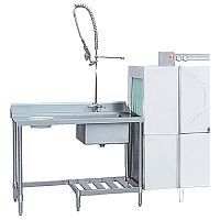 Стол к посудомоечной машине с мойкой и душем Kocateq WD2APSXleft