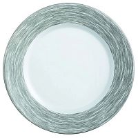 Тарелка d=195 мм. серый край Браш /6/