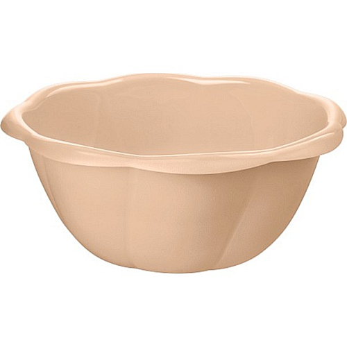 Миска 1,6 л. d=20 см. п/п темно-бежевая Рс /1/36/