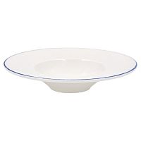 Тарелка для пасты d=280 мм. 400 мл. Ретро синий край, форма Банкет /1/6/