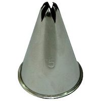 Насадка кондитерская "5-конечная звезда" d=35/10 мм нерж. MGSteel /1/10/150/