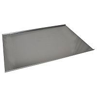 Противень 600*400 мм h=1 см. (2 борта по стороне 600) нерж. сталь MG /1/