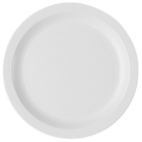 Тарелка с узким ободком 21 см белая,поликарбонат Cambro /1/