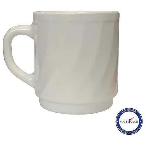 Кружка 300 мл. белая d=80, h=90 мм. штабелир. Трианон New (P9508) /6/36/