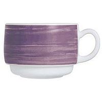 Чашка 190 мл. чайная сиреневый край Браш /12/