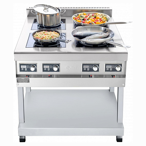 Плита индукционная 4-х конфорочная Abat КИП-49П-3,5