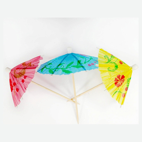 Пики 10 см. 144шт/уп бамбук Зонтик /1/100/