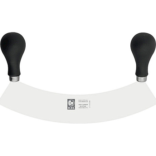 Нож для овощей 220 мм. с двумя ручками, черный PRACTICA Icel /1/