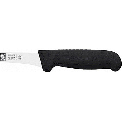 Нож обвалочный 150/270 мм. изогнутый черный Poly Icel /1/