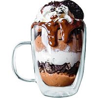 Кружка 350 мл. d=88 мм. h=105 мм. с двойными стенками Термостекло VB /1/