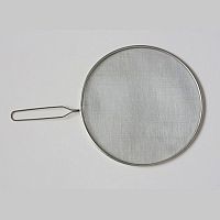 Экран от брызг d=240 мм. нерж. с ручкой /1/144/