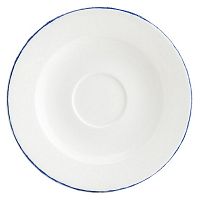 Блюдце d=160 мм. Ретро синий край (чашка 69205) /1/6/