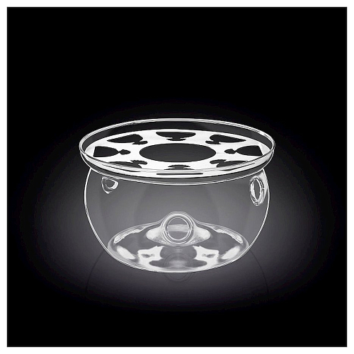 Подставка для подогрева чайника 13*7 см.стеклянная Thermo Glass Wilmax /3/24/