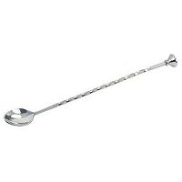 Ложка барменская с метал. кнопкой 28 см. нерж MGSteel /1/300/