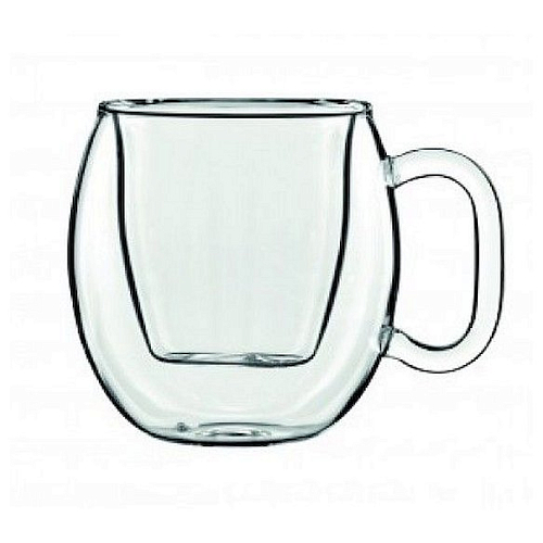 Кружка 300 мл. d=106, h=109 мм с двойными стенками Caffe Supremo Thermic Glass Luigi/2/