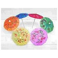 Зонтик 10 см. 144шт/уп на корот.ножке /1/100/