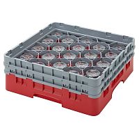 Кассета в сборе на 20 ячеек , красная роза Cambro