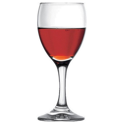 Бокал для вина 250 мл. d=62, h=169 мм красн. Империал /12/