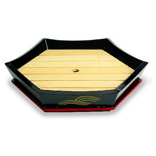 Блюдо 6-и угольник Дерево /1/