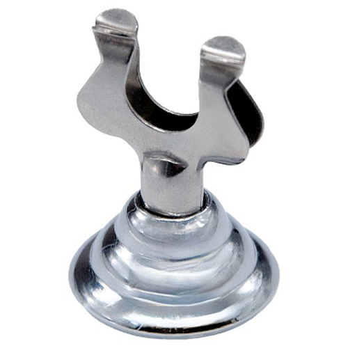 Держатель для ценников и табличек d=2,5 см. h=3,7 см. нерж. на подставке MGsteel /1/576/