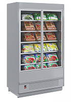 Горка морозильная Полюс Carboma FC20-08 VL 1,3-1 0300 (низкотемп. фронт) (9006-9005)