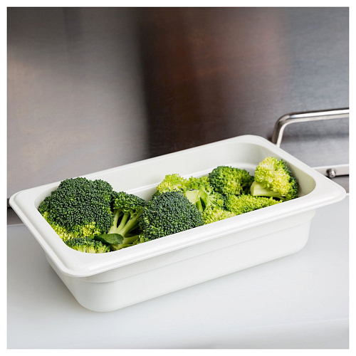 Гастроемкость 1/4 h=65 поликарб.белая Cambro /1/6/