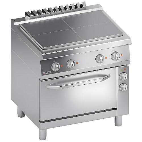 Плита со сплошной поверхностью VEROTERM VT7TPE10FV с конвекционным шкафом