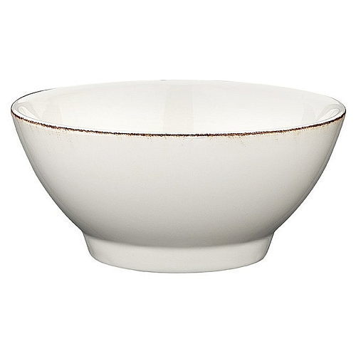 Салатник d=120 мм. 290 мл. h=56 мм. Ретро коричневый край /1/12/