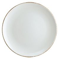 Тарелка d=300 мм. Ретро коричневый край, форма Гурмэ /1/6/