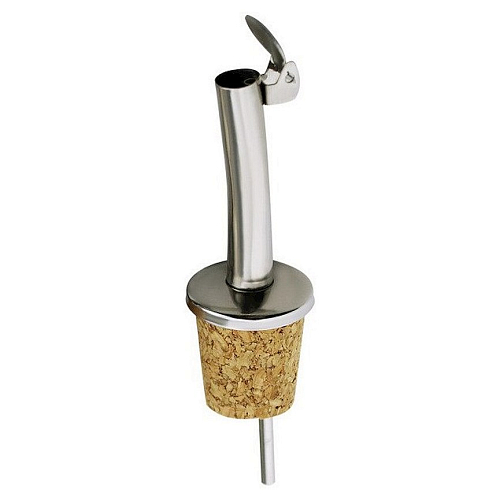 Гейзер нерж. 9,6 см. толстый носик, с откидной крышкой MGsteel /1/