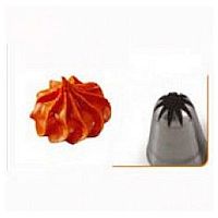 Насадка кондитерская "Закрытая звезда" d=11 мм. нерж. /1/