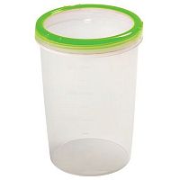 Банка для сыпучих продуктов 1000 мл. d=10,7 см h=15 см полипропилен Винтаж Рс /1/33/