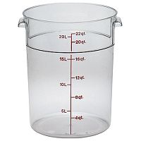 Контейнер для продуктов круглый. 2,8 л мерный. поликарб. Cambro /1/