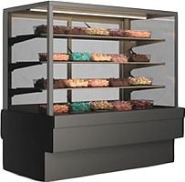 Холодильная витрина Enteco master СУЛА ПРЕМИУМ 130 кондитерская, черный, с боковинами