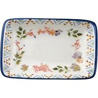 Блюдо прямоугольное 150*90 мм. Спринг /1/12/