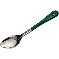 Ложка гарнирная L ручки 19 см. нерж. зеленая ручка MGSteel /1/12/144/