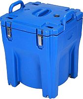 Термоконтейнер для супов EKSI T24S (серый, 50л, круглая нерж. вставка, на колесах)