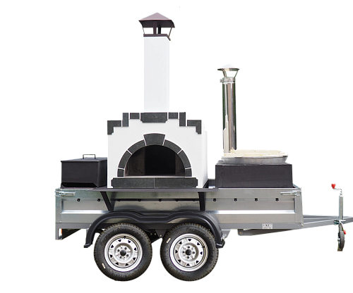 Емелины печи - Эко-печь Кухня на колесах на автоприцепе