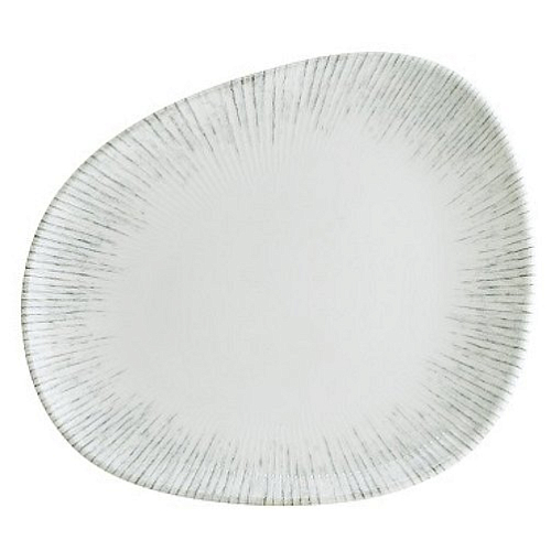 Тарелка d=240 мм. Ирис Серый, форма Ваго /1/12/