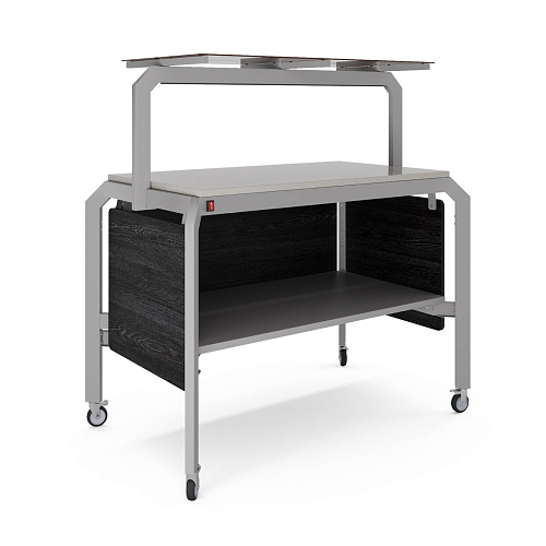 Модуль мобильный нейтральный КОБОР AN85 aluminum/glazed/diamant