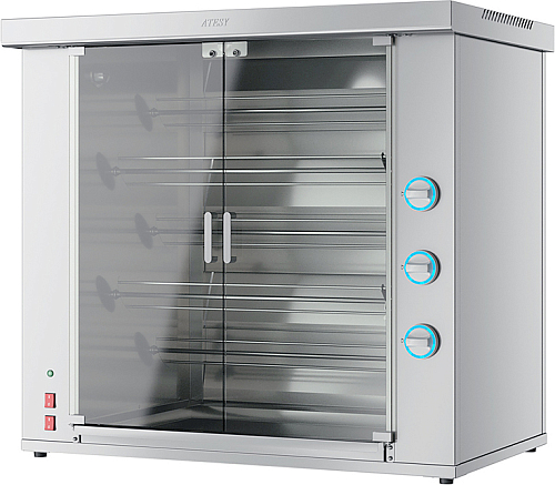 Гриль для кур Atesy Командор-2/5 (газ)