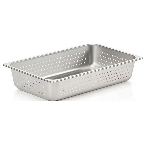 Гастроемкость перфорированная EKSI 11100Е-PF - GN1/1, h 100 мм, нержавеющая сталь