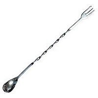 Ложка барменская с вилочкой 30 см. нерж. MGSteel /1/288/