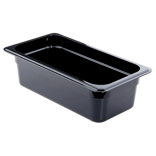 Гастроемкость 1/4 h=100 поликарб.черная Cambro /1/